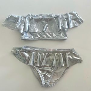 Stella Cove Silver Metallic Bikini